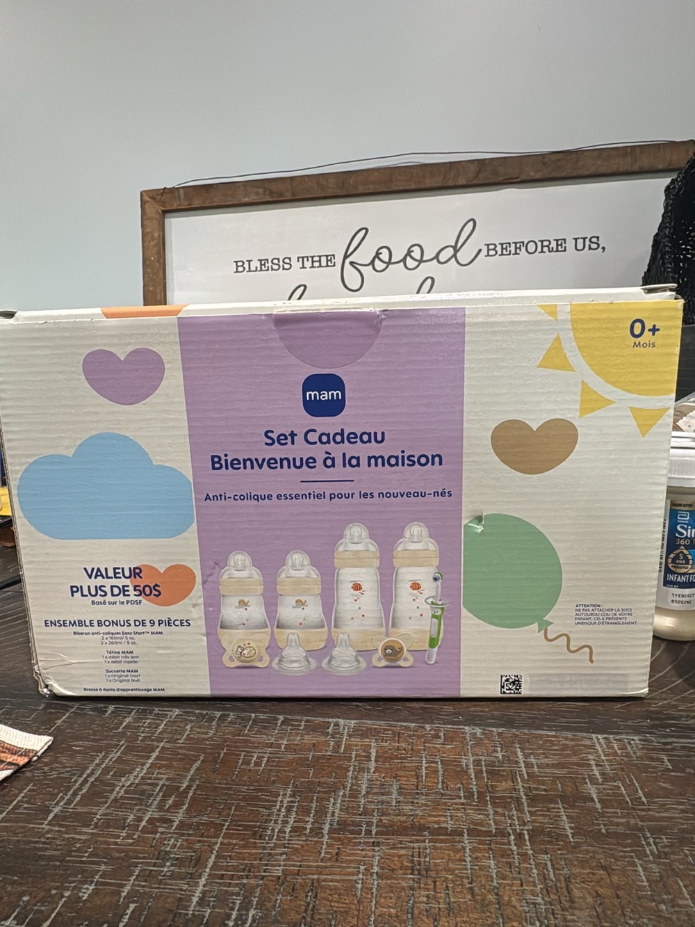 Welcome Home Gift Set - Purple Anti-Colic Feeding Bottles